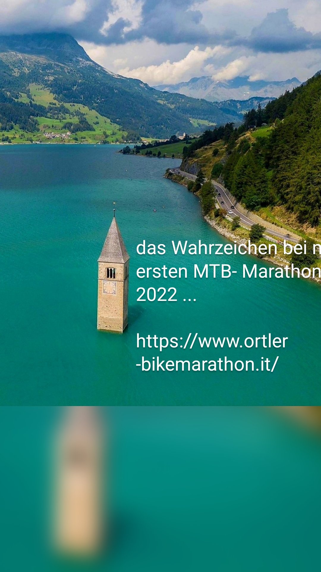 das Wahrzeichen bei meinem ersten MTB- Marathon 2022 ...

https://www.ortler-bikemarathon.it/